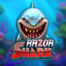 Razor Shark slot logo by Push Gaming at Betriot Casino